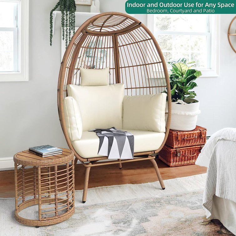 Edrosie Inc Egg Chair with Stand Wayfair Canada